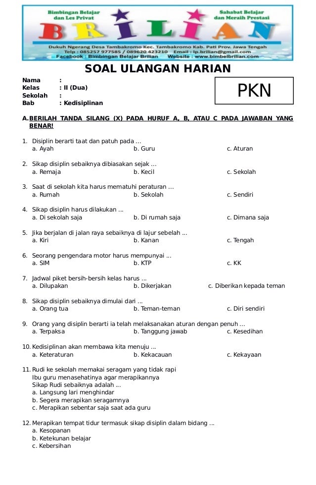 Ternyata Ini Kunci Jawaban Soal PKN Kelas 4 Semester 2 2026 yang Paling Dicari