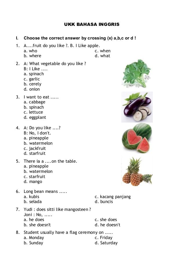 Kumpulan soal bahasa inggris kelas 3 worksheet Artofit