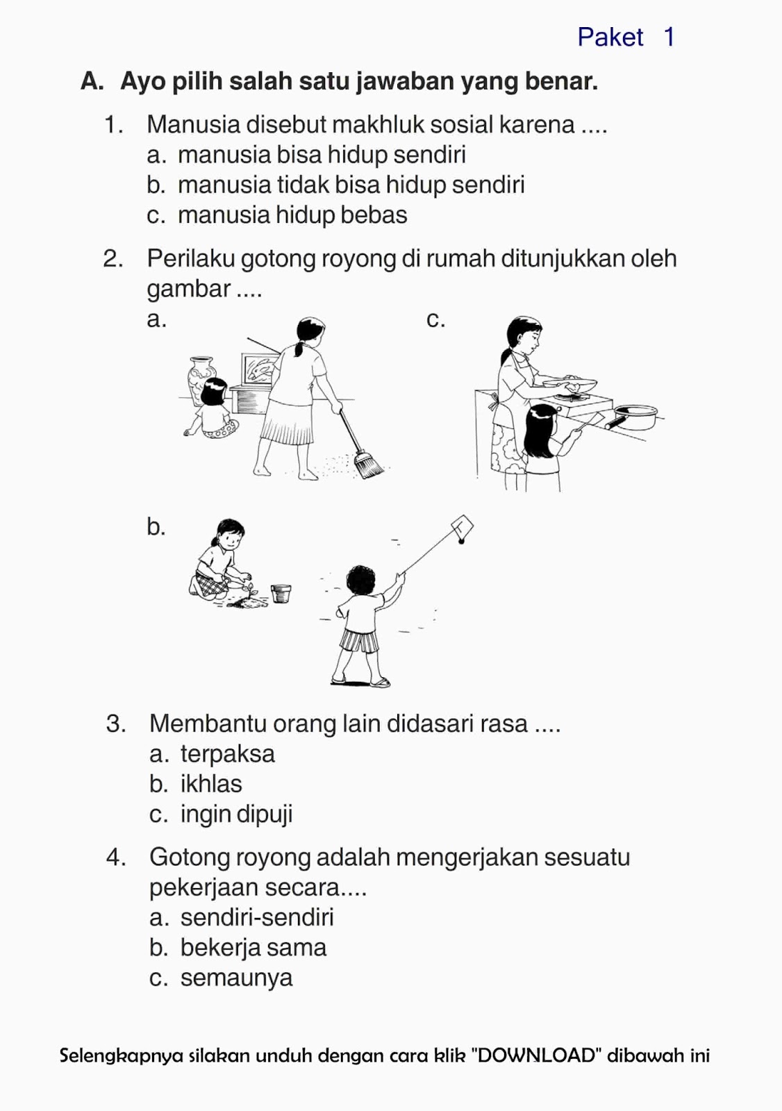 3 Fakta Soal PKN Kelas 2 Semester 1 Bab 1 yang Mengejutkan