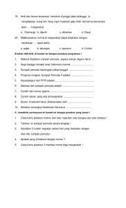 Soal Uts Pkn Kelas 3 Semester 1 Kurikulum 2013 Dalchaebi