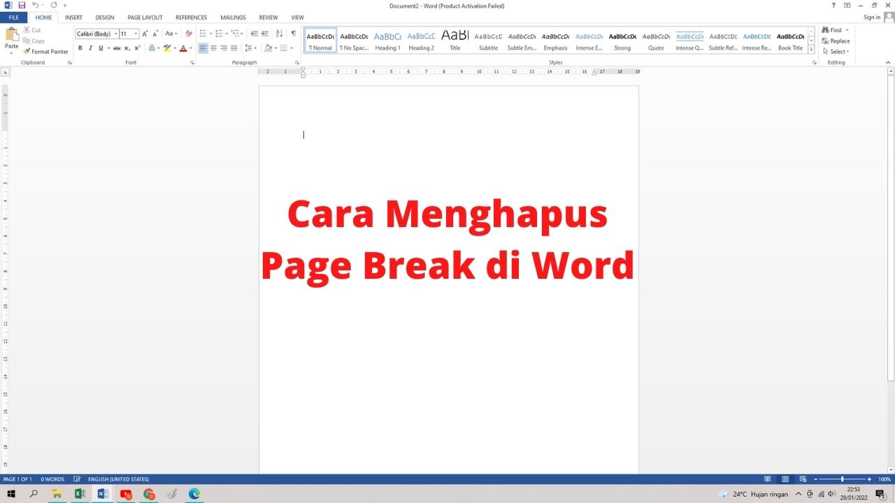 Hapus Halaman di Word Panduan Lengkap Cepat - LKomBis
