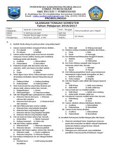 Soal Uas Sejarah Indonesia Kelas 12 Semester 1 Dalchaebi
