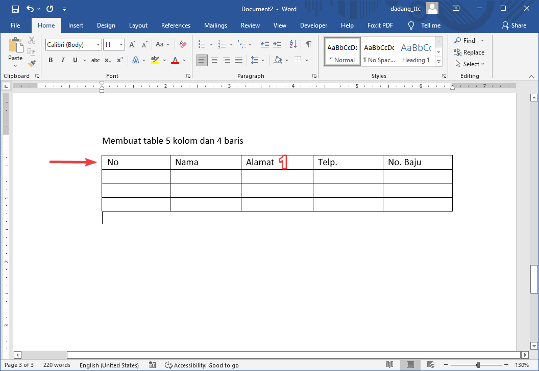 Ternyata 3 Cara Tab di Tabel Word yang Jarang Diketahui