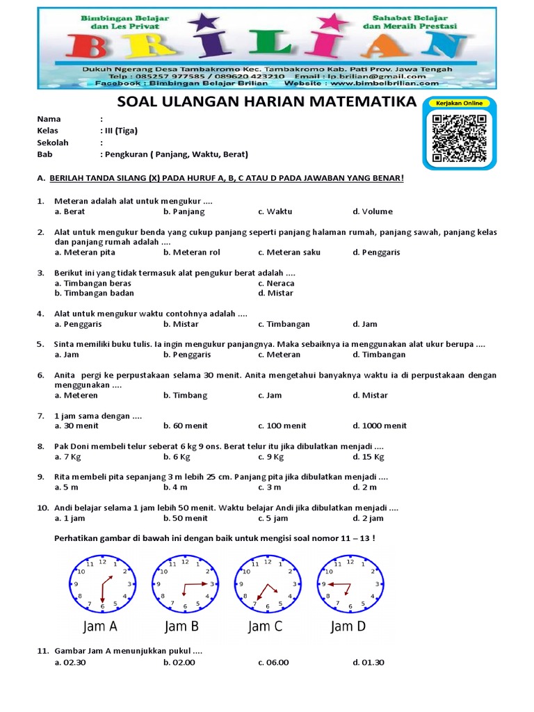 Ternyata Baterai Realme C100i Awet 6 Tahun, Ini Soal Jam Kelas 3 yang Jarang Diketahui