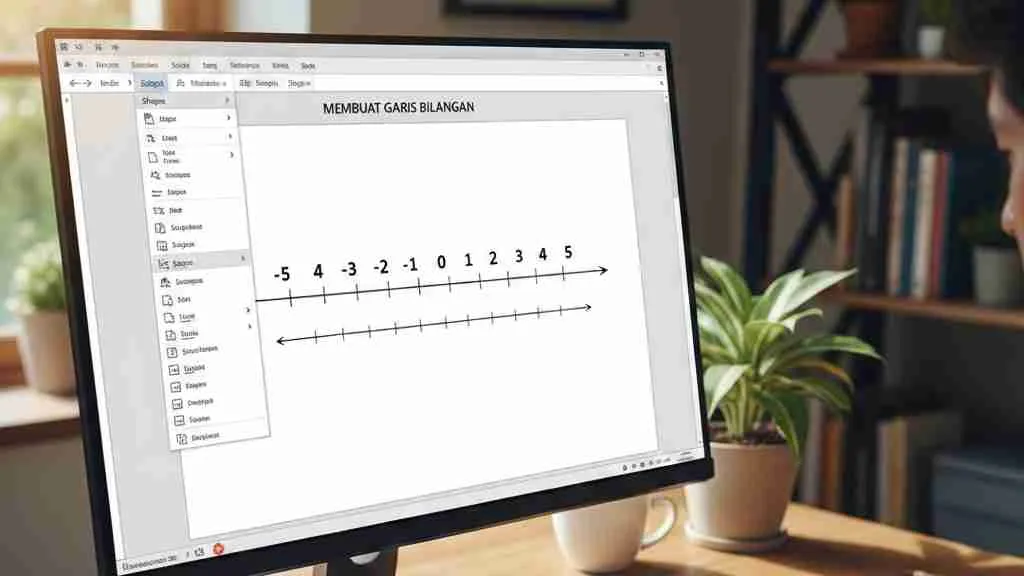Cara Membuat Garis Bilangan di Word dengan Mudah dan Praktis Cara Membuat Garis Bilangan di Word dengan Mudah dan Praktis