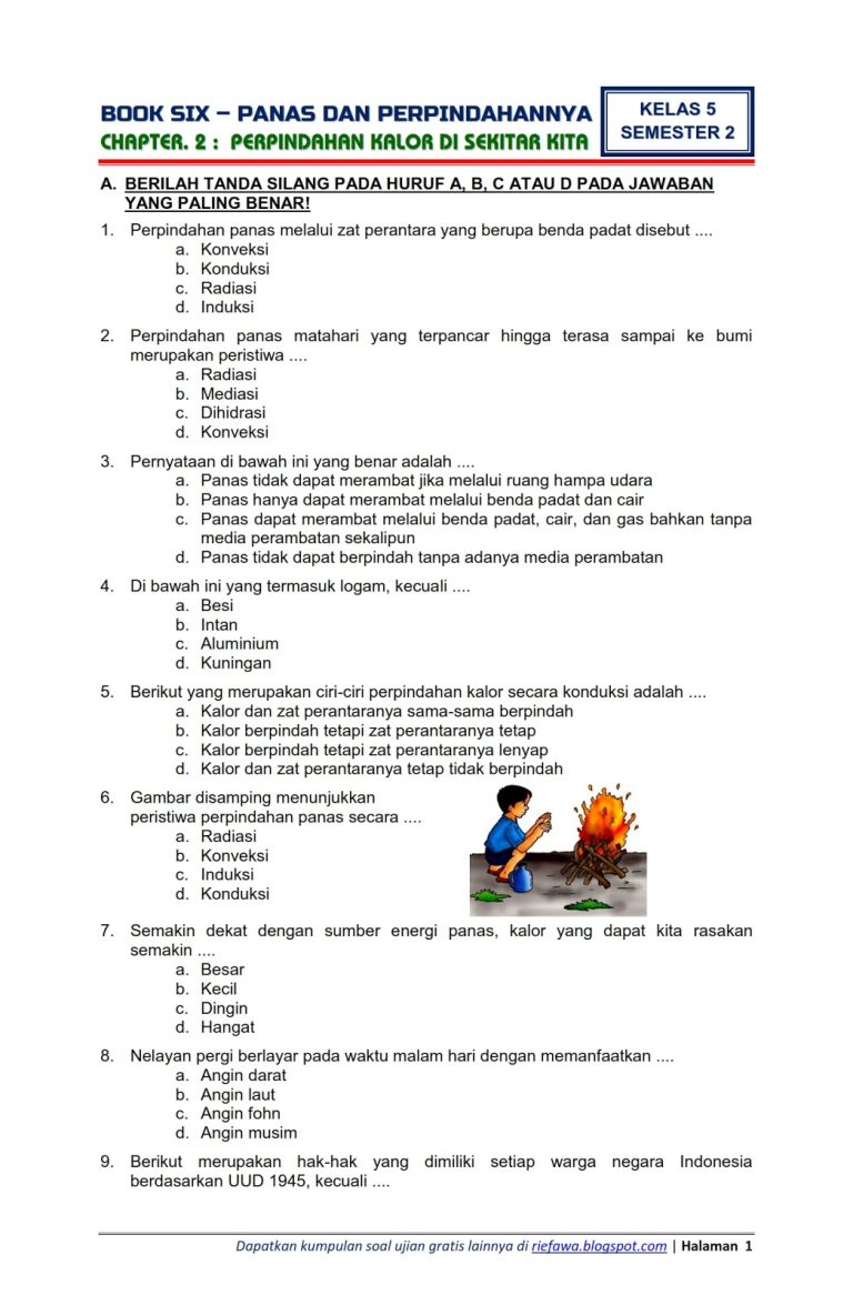 Ternyata Ini 5 Soal PKn Kelas 3 Tema 5 yang Paling Sulit, Wajib Tahu! Ternyata Ini 5 Soal PKn Kelas 3 Tema 5 yang Paling Sulit, Wajib Tahu!