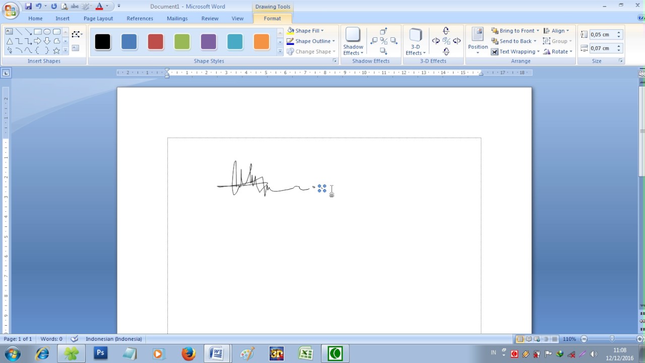 Ternyata Semudah Ini Cara Menggabungkan Tanda Tangan dan Stempel di Word