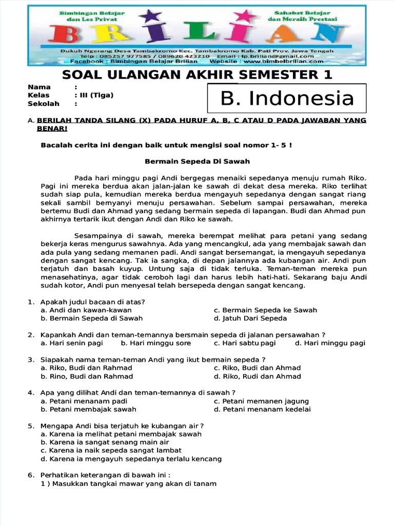Memahami Inti Aswaja Panduan Soal Semester 1 Kelas 3 MI untuk