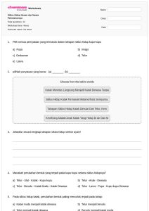 5 Contoh Soal IPA Kelas 4 Siklus Hewan Level Kognitif C4 yang Wajib Dikuasai