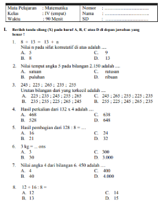 7 Contoh Soal Ujian Tema 8 Kelas 4 yang Wajib Dikuasai Sebelum Terlambat