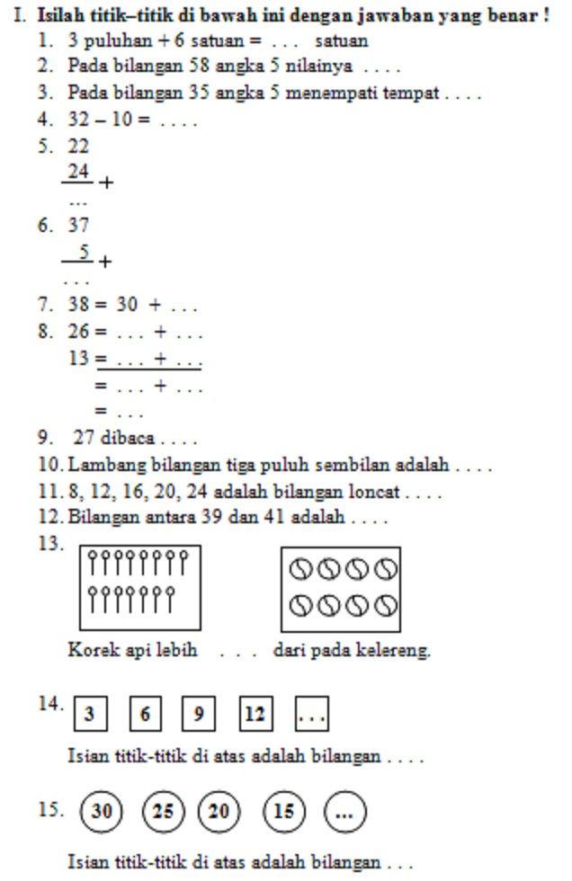Mengejutkan! Hanapi Bani Bocorkan Soal TIK Kelas 1 SD Semester 2 dan Kunci Jawaban