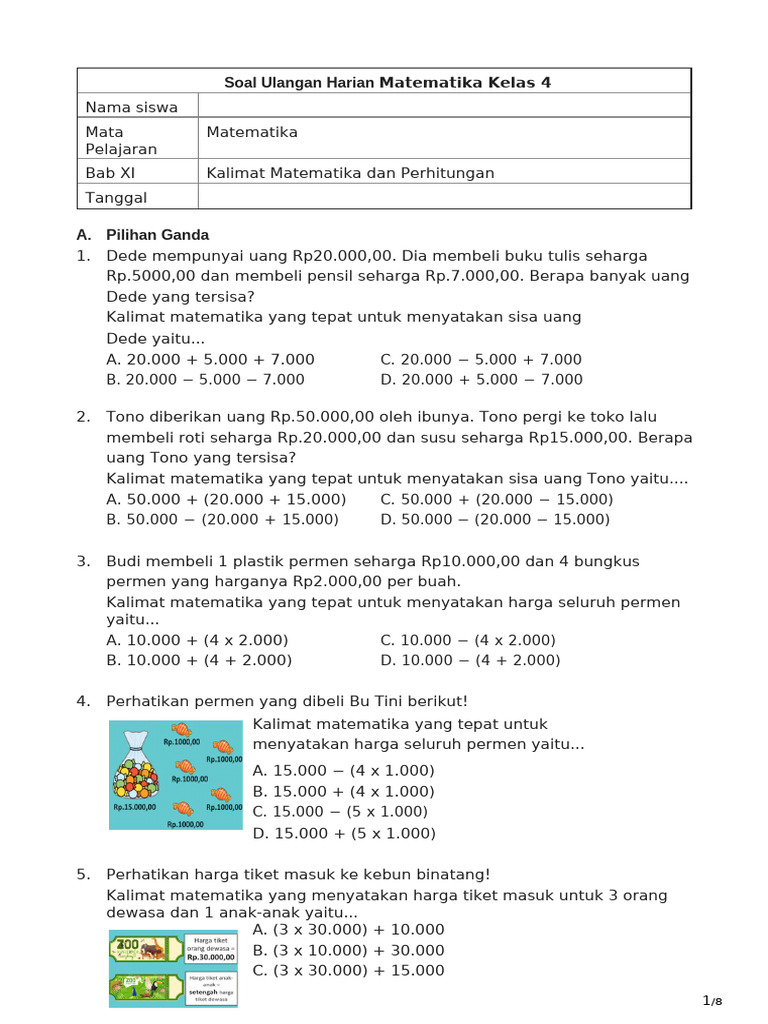 7 Rahasia Menyusun Essay Soal Matematika Kelas 4 yang Bikin Nilai Naik Seketika