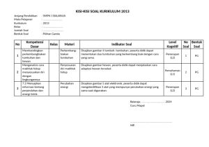 Akhirnya Tersedia Format Kisi-Kisi Soal HOTS Kelas 4 K13 yang Jarang Diketahui Guru, Wajib Coba Sebelum Cetak Soal Ujian