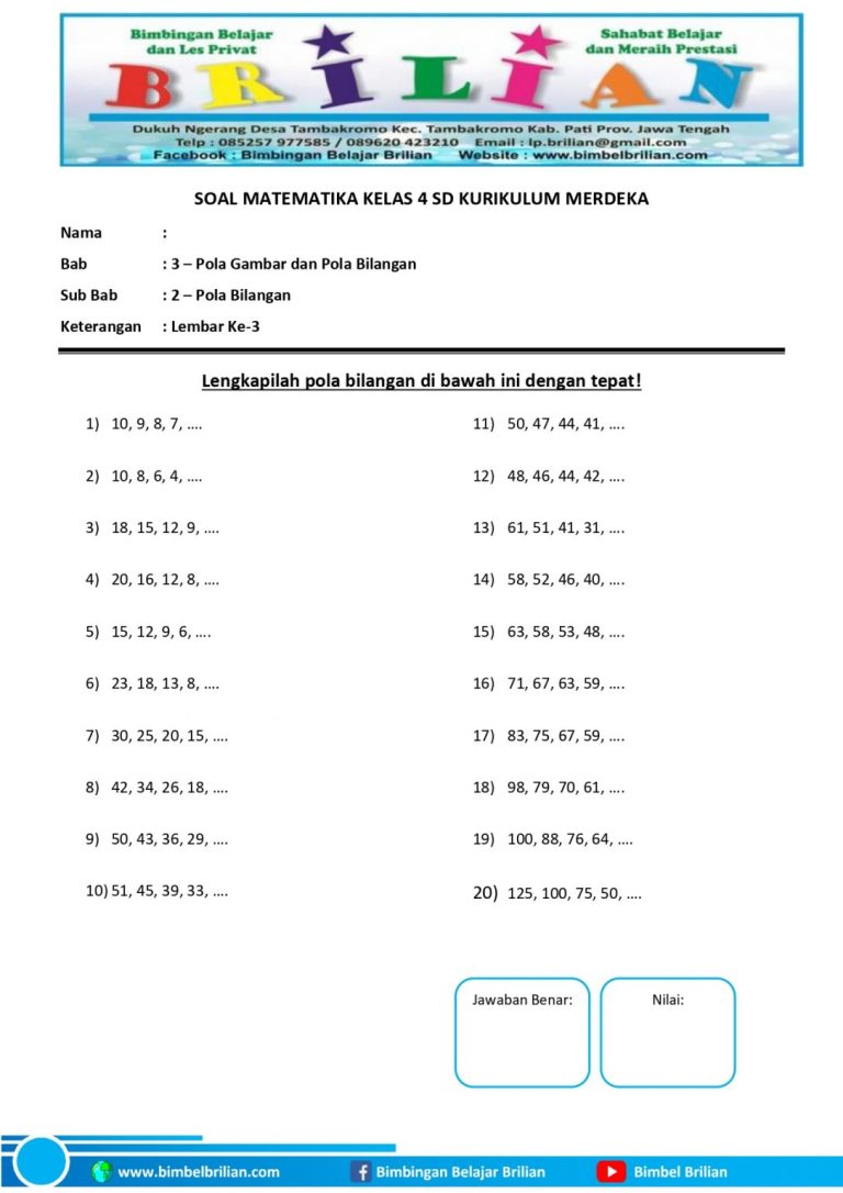Ternyata Ini Dia Kumpulan Contoh Soal Ujian SD Kelas 4 Semester 2 Lengkap Kunci Jawaban yang Wajib Dipelajari Siswa