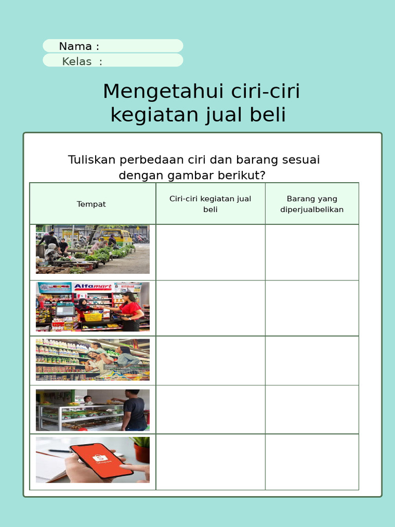 Ternyata Ini Latihan Soal IPS Kelas 3 Kegiatan Jual Beli yang Sering Muncul di Ujian, Wajib Tahu Sebelum Terlambat