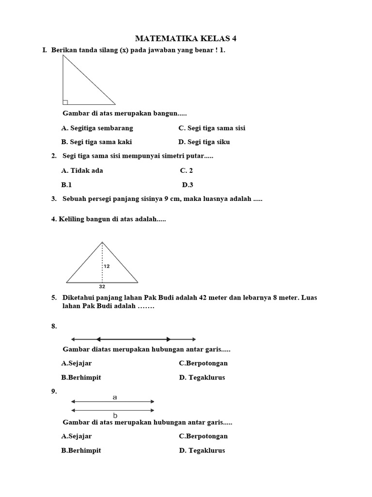 Ternyata Ini Rahasia Nilai Bagus: Download Soal Matematika Kurtilas Kelas 4 Paling Dicari Guru