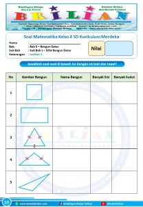 Ternyata Masih Banyak Guru yang Belum Tahu Cara Download Filetype Doc Soal Matematika Kelas 4 SD Bangun Datar Siap Cetak