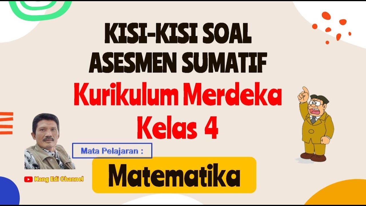 Format Kisi Kisi Soal Matematika Kelas 4 Ini Ternyata Wajib Dikuasai Guru Agar Nilai Siswa Meningkat Drastis Di 2026
