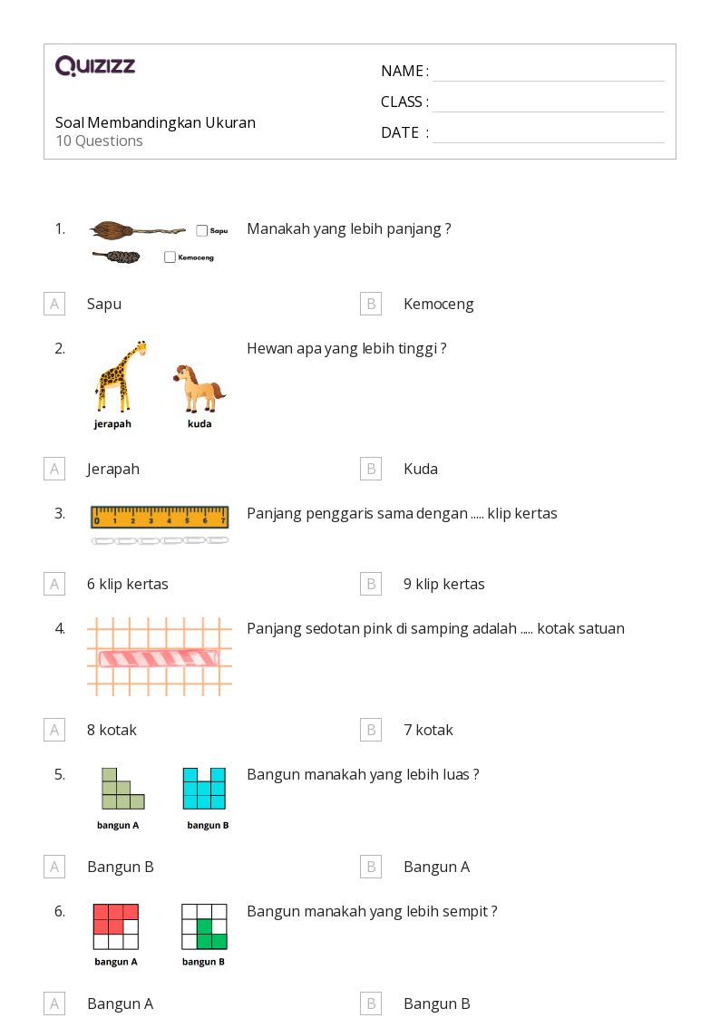 Akhirnya Contoh soal matematika kelas 1 membandingkan ukuran benda yang Bedakan KPK dan FPB