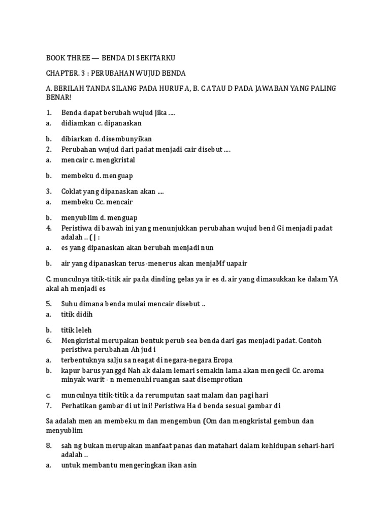 Rahasia 3 Langkah Mudah Menaklukkan contoh soal kelas 3 tema 3 subtema 3 pembelajaran 2