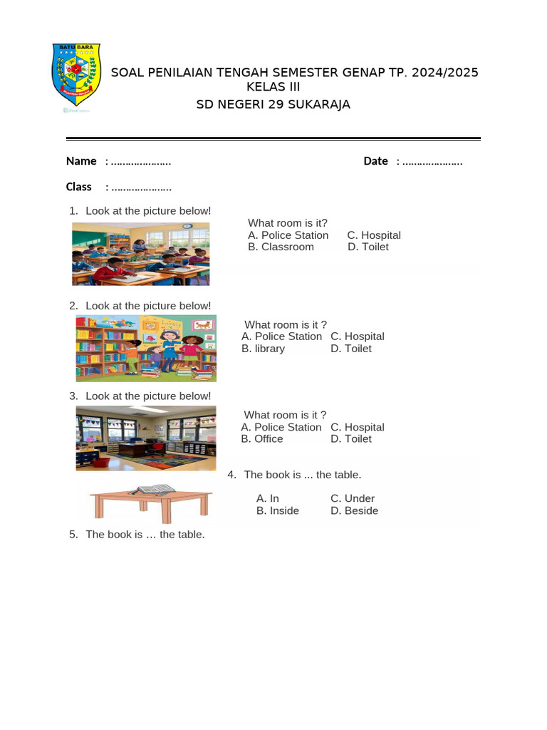Terbukti 7 Contoh Soal Kelas 3 SD Semester 2 Makassar yang Wajib Dikuasai Sebelum Ujian