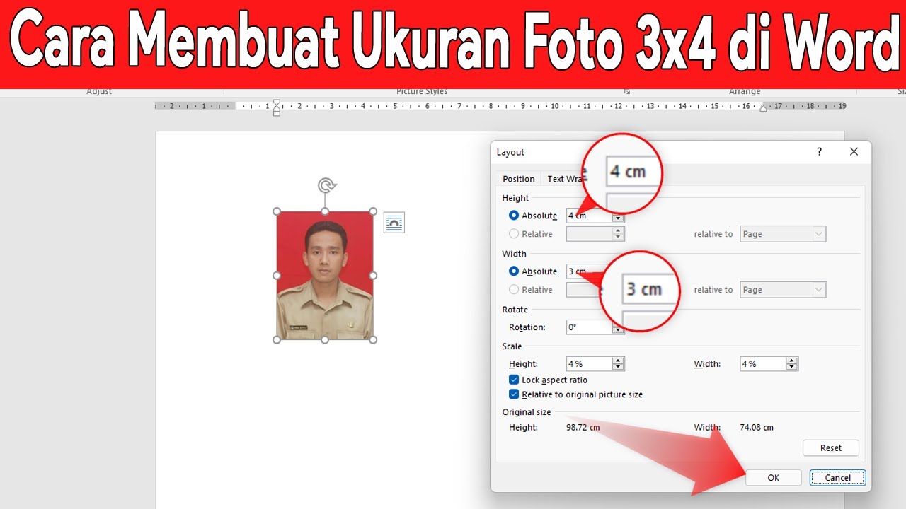 Rahasia Cara Cetak Foto 3×4 di Word Agar Hasilnya Presisi dan Tidak Pecah