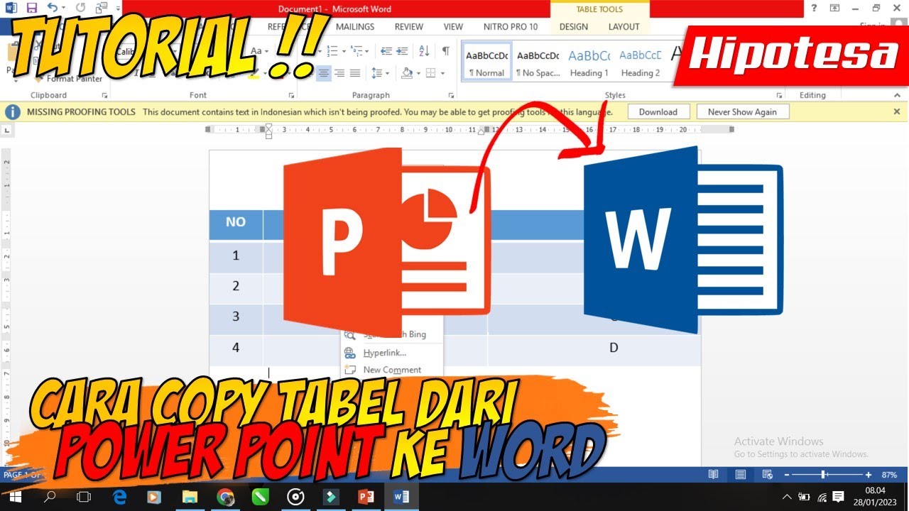 Rahasia Cara Mengcopy PowerPoint ke Word Agar Cepat Selesai Tugas Kuliah Anda