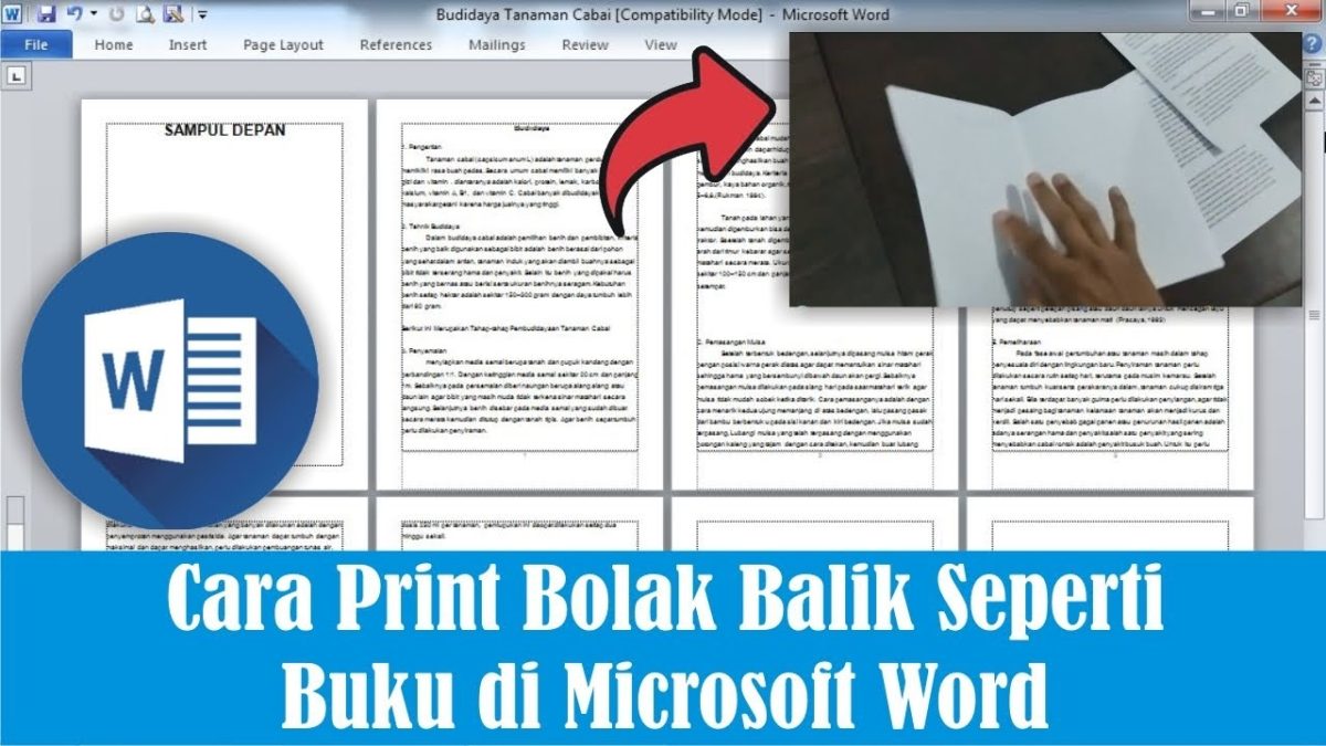 Ternyata Begini Cara Print Buku Bolak Balik di Word Agar Hasilnya Rapi dan Profesional