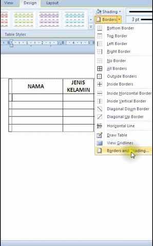 Ternyata Ini Cara Menebalkan Garis Tabel di Word Agar Dokumen Terlihat Profesional