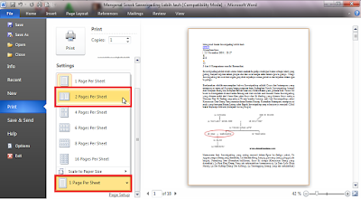 Ternyata Ini Cara Ngeprint di Word 2010 yang Benar Agar Hasilnya Tidak Berantakan